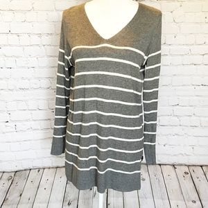V-Neck Tunic Sweater